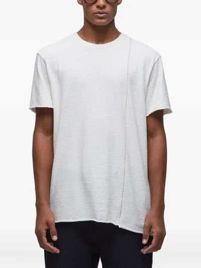 Osklen Raw-edge Seam T-shirt In White