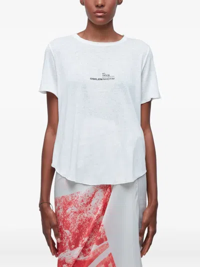 Osklen Raw-edge T-shirt In Blue