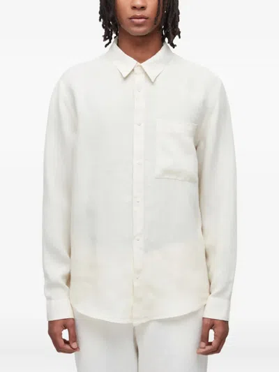 Osklen Raw ml Linen Shirt In White