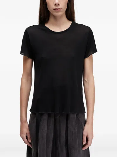Osklen Raw-hem T-shirt In Black