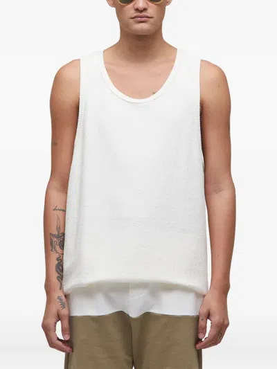 Osklen Regata Quadrile Tank Top In White