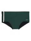 Osklen Retro Tape Swim Shorts In Green