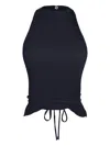 Osklen Ribbed Halterneck Top In Black