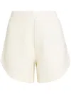 Osklen Ribbed-knit Shorts In White