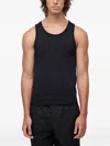 Osklen Ribbed-knit Tank Top In Black