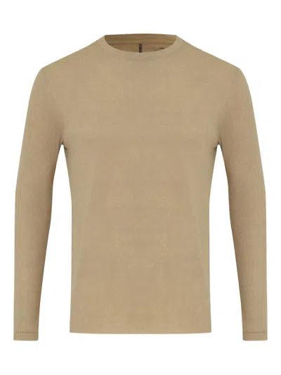 Osklen Ribbed Long-sleeve Top In Nude