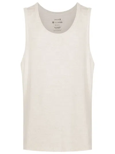 Osklen Ribbed Yogue Sleeveless Tank Top In Neutrals