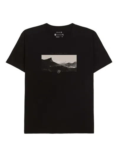 Osklen Rio-photographic Print T-shirt In Black