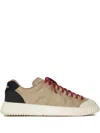 Osklen Riva Contrasting-toecap Sneakers In Nude