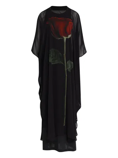 Osklen Rose Dress In Black