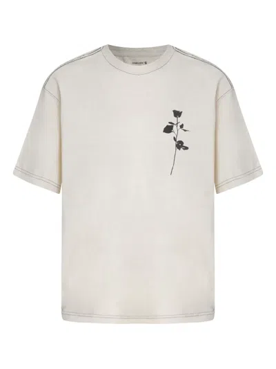 Osklen Rose-print T-shirt In White