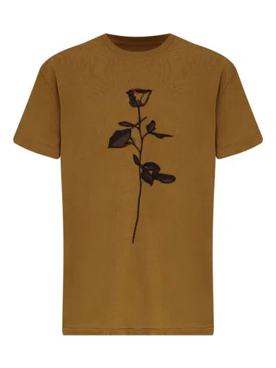 Osklen Rose T-shirt In Brown