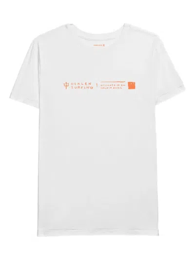 Osklen Rough Osksurf Handmade T-shirt In White