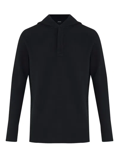Osklen Rustic Light Hoodie In Black