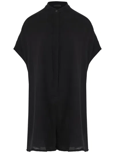 Osklen Rustic Playsuit In Black