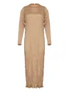 Osklen Satin Dress In Neutral