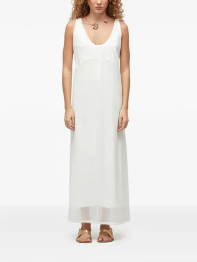 Osklen Scoop-neck Dress In White