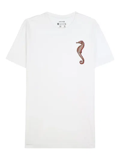 Osklen Sea Horse Colors Mc T-shirt In White