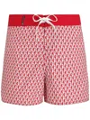 Osklen Sea Horse Print Bermuda Shorts In White