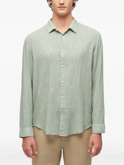 Osklen Seahorse-print Shirt In Green