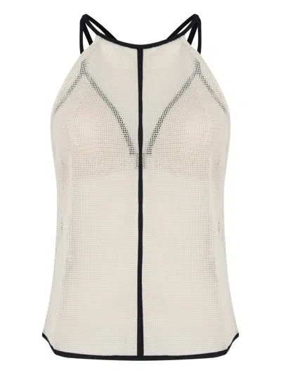 Osklen Semi-sheer Top In Transparent
