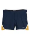 Osklen Seventy-texture Shorts In Blue