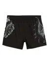 Osklen Shell-print Swim Shorts In Black
