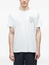 Osklen Shield-emblem T-shirt In White