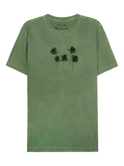Osklen Short-sleeve Crew-neck T-shirt In Green