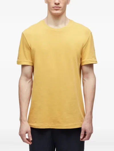 Osklen Short-sleeve Crew-neck T-shirt In Yellow