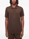 Osklen Short-sleeve Polo Shirt In Brown