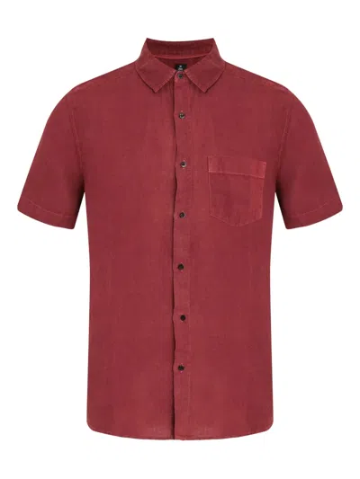 Osklen Short-sleeve Shirt In Burgundy