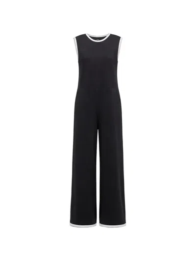 Osklen Short-sleeved Jumpsuit In Black