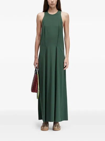Osklen Sleeveless Midi Dress In Green
