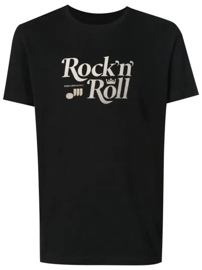 Osklen Slogan-print Short-sleeve T-shirt In Black