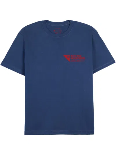 Osklen Slogan-print T-shirt In Blue