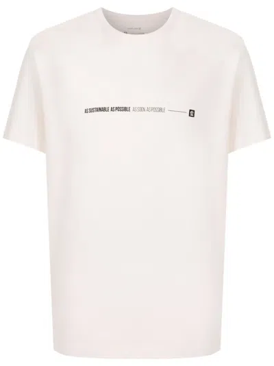 Osklen Slogan-print T-shirt In Neutrals