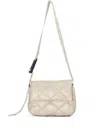 Osklen Small Matelassé Messenger Bag In Neutral