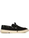 Osklen Soho Dockside Shoes In Black