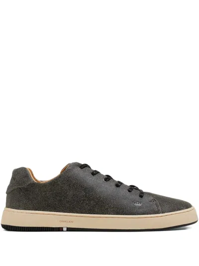 Osklen Soho Leather Sneakers In Black