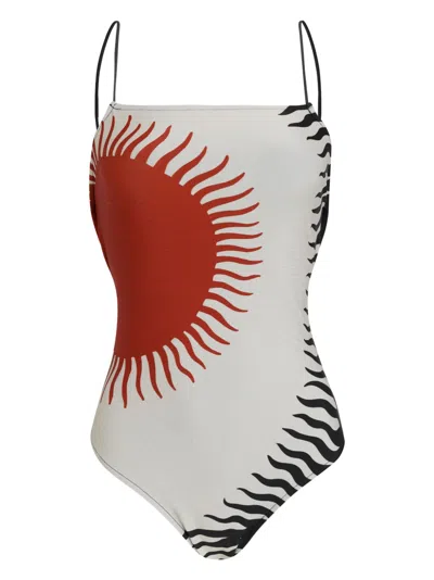 Osklen Sol Swimsuit In White
