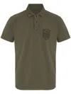 Osklen Stone Colors Polo Shirt In Green