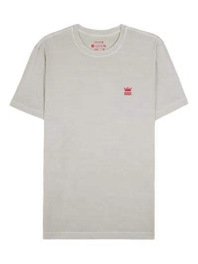 Osklen Stone Crown N' Waves T-shirt In Gray