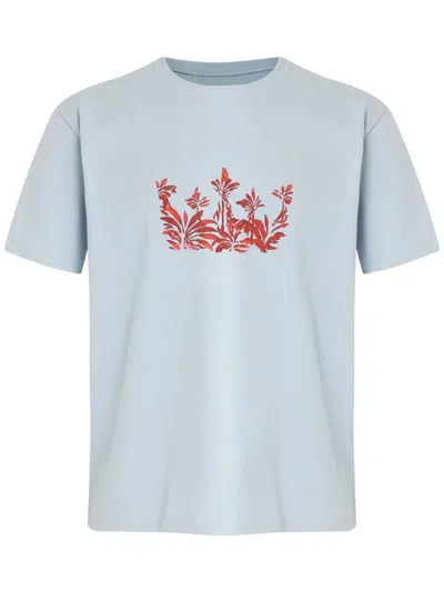 Osklen Stone Lazuli Crown Mc T-shirt In Blue
