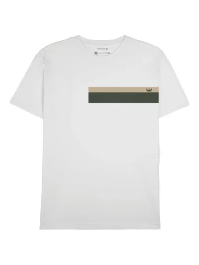 Osklen Stone Listrado T-shirt In White