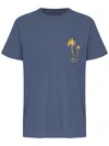 Osklen Stone Palm Sketches T-shirt In Blue