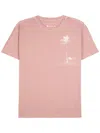 Osklen Stone Rio Postcard Mc Tシャツ In Pink