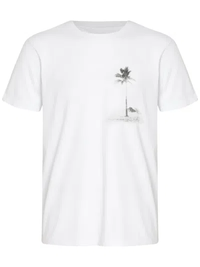 Osklen Stone Rio Postcard T-shirt In White