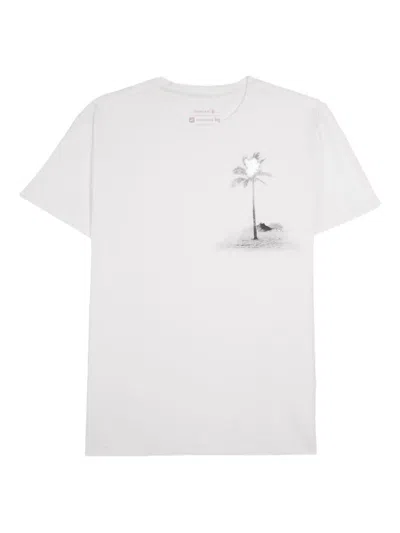 Osklen Stone Rio Postcard T-shirt In White