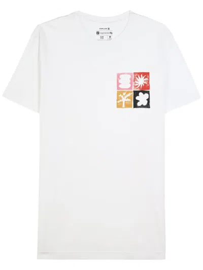 Osklen Stone Sand Bottle Mc T-shirt In White